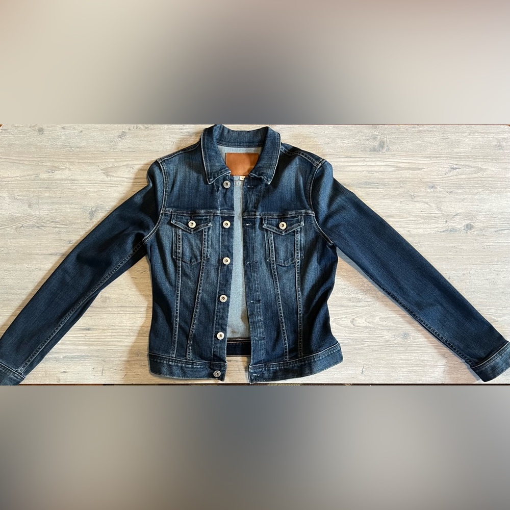 AG Adriano Goldschmidt fitted jean jacket